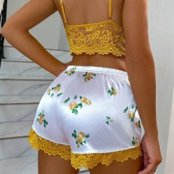 Ensemble de lingerie jaune