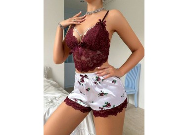 Ensemble de lingerie Burgundy