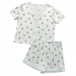 Pyjama Femme Short _ Cerise