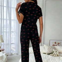 ensemble pyjama femme _ Noir