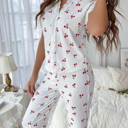 ensemble pyjama femme _ Blanc
