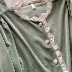Pyjama Femme Velours _ Vert