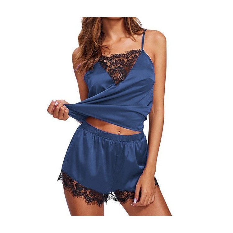 Pyjama Femme D'été _ Bleu