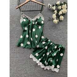 Pyjama Femme Petits pois _ Vert
