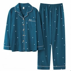 Pyjama Femme Large _ Turquoise