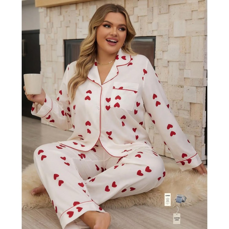 Pyjama Femme Grande Taille _ Blanc