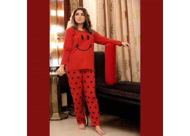 Pyjama Femme Hiver _ Rouge