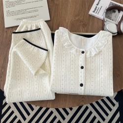 Pyjama en coton écrue