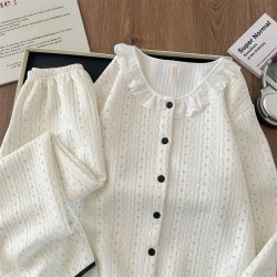 Pyjama en coton écrue
