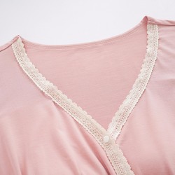 Ensemble Pyjama de Grossesse _ Rose Poudré