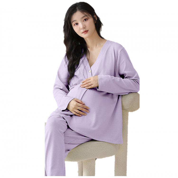 Pyjama Pour Femme Enceinte _ Violet
