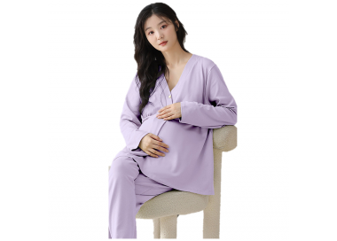 Pyjama Pour Femme Enceinte _ Violet