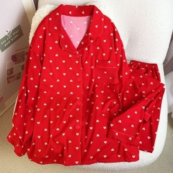 Pyjama à Manche longue _ Rouge