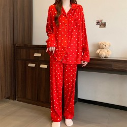 Pyjama à Manche longue _ Rouge