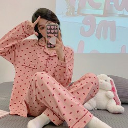 Pyjama à Manche longue _ Rose