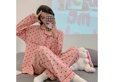 Pyjama à Manche longue _ Rose