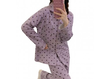 Pyjama à Manche longue _ Violet