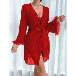 Ensemble De Lingerie Sexy ROUGE
