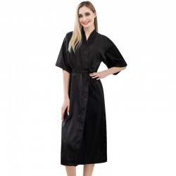 Robe de chambre Femme Noir
