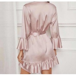 Peignoir En Satin rose