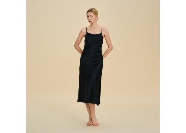 Nuisette Longue en Satin