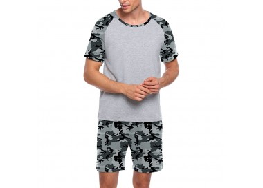 Pyjama homme été _ gris
