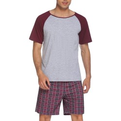 Pyjama d'été pour Homme _Bordeaux