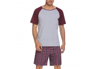 Pyjama d'été pour Homme _Bordeaux