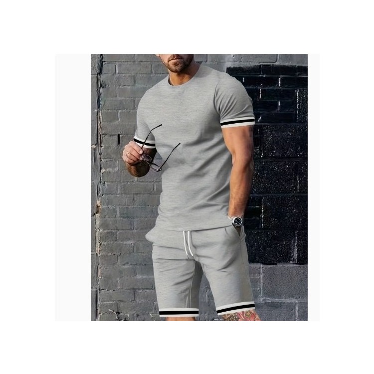 Ensemble Confortable Homme _ Gris Clair