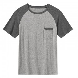 Ensembles de pyjamas courts deux pièces _ Gris