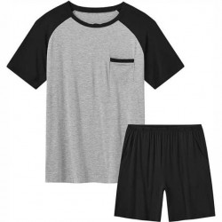 Ensembles de pyjamas courts deux pièces _ Noir