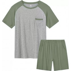Ensembles de pyjamas courts deux pièces _ Vert