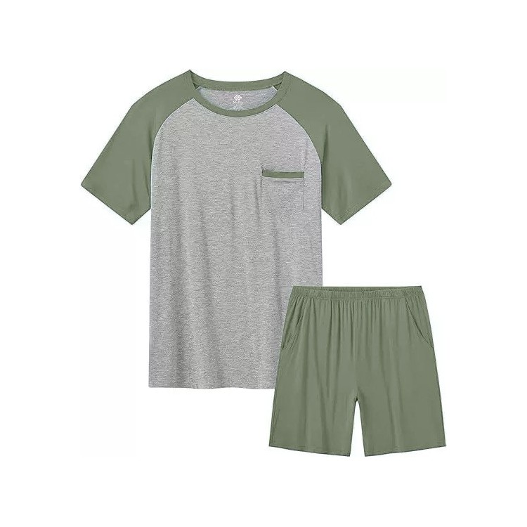 Ensembles de pyjamas courts deux pièces _ Vert