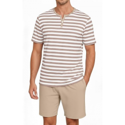 Ensemble rayé homme _Beige
