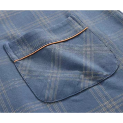 pyjama homme carreaux _ Bleu