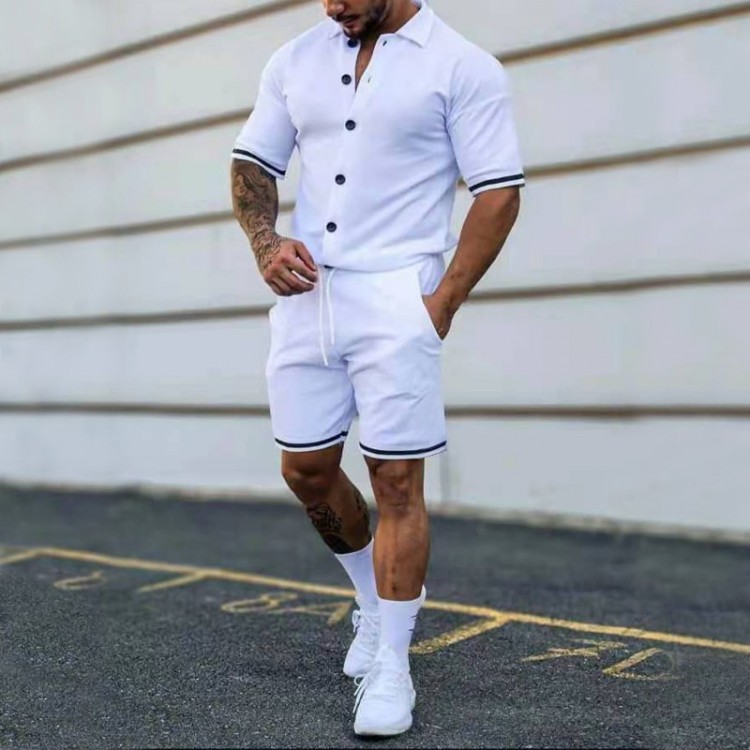 Ensembles de survêtements pour hommes _ blanc