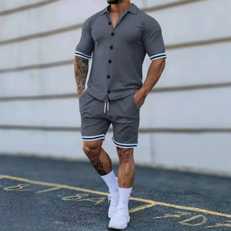 Ensembles de survêtements pour hommes _ gris