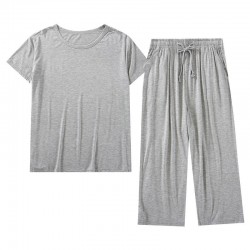 Pyjama Large Homme _ Gris Clair