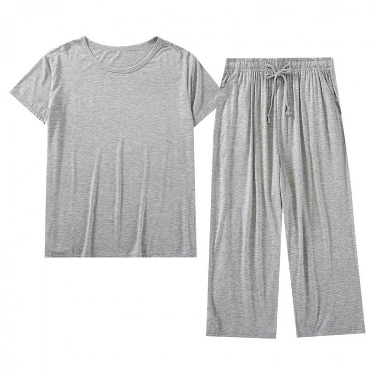 Pyjama Large Homme _ Gris Clair