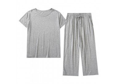 Pyjama Large Homme _ Gris Clair