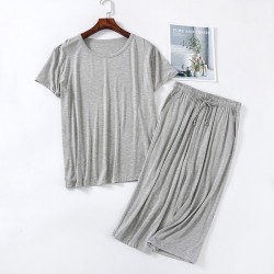 Pyjama Large Homme _ Gris Clair