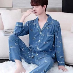 Ensemble Pyjama Homme Bleu