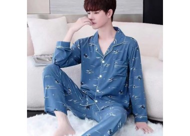 Ensemble Pyjama Homme Bleu