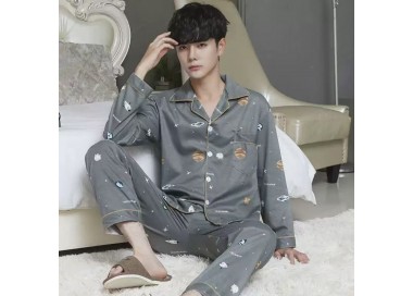 Ensemble Pyjama Homme Gris