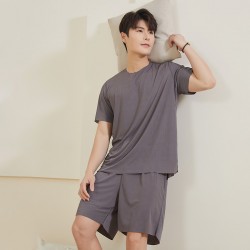 Ensemble Pyjama Short Homme Gris