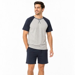 Pyjama Homme Coton _ Gris
