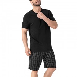 Pyjama Short Homme Noir