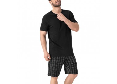 Pyjama Short Homme Noir