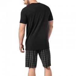 Pyjama Short Homme Noir