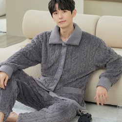 Pyjama Homme Hiver _ Gris